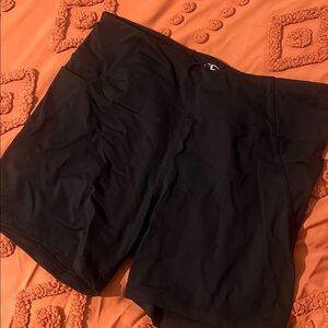 Athletic Works Women's Black Performance Shorts